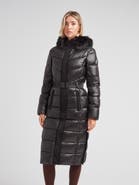 JACK1T Diamond Belted Extra Long Down Coat