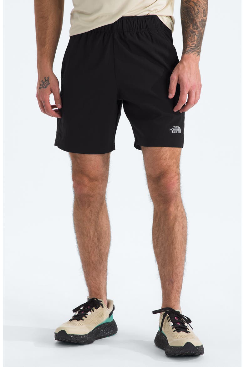 24/7 Water Repellent Shorts, Main, color, TNF BLACK