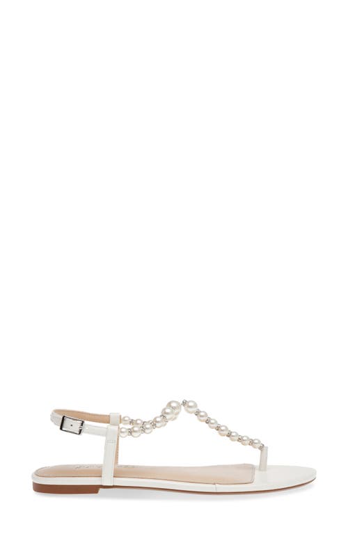 Betsey Johnson Gal T-strap Sandal In Ivory