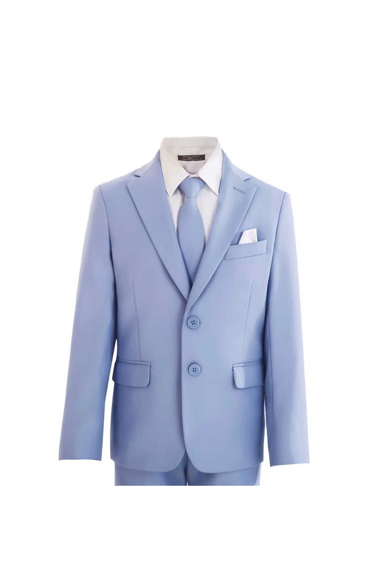 MOUSTACHE Four-Piece Tailored Suit Set, Alternate, color, Light Blue