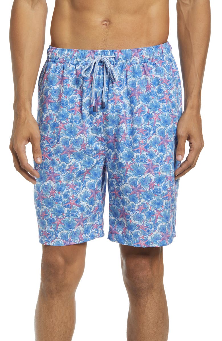 Peter Millar Baja Flowers Swim Trunks, Main, color,
