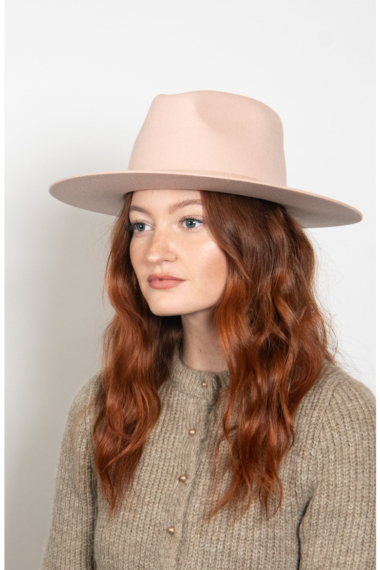 Shea Fedora, Alternate, color, Blush