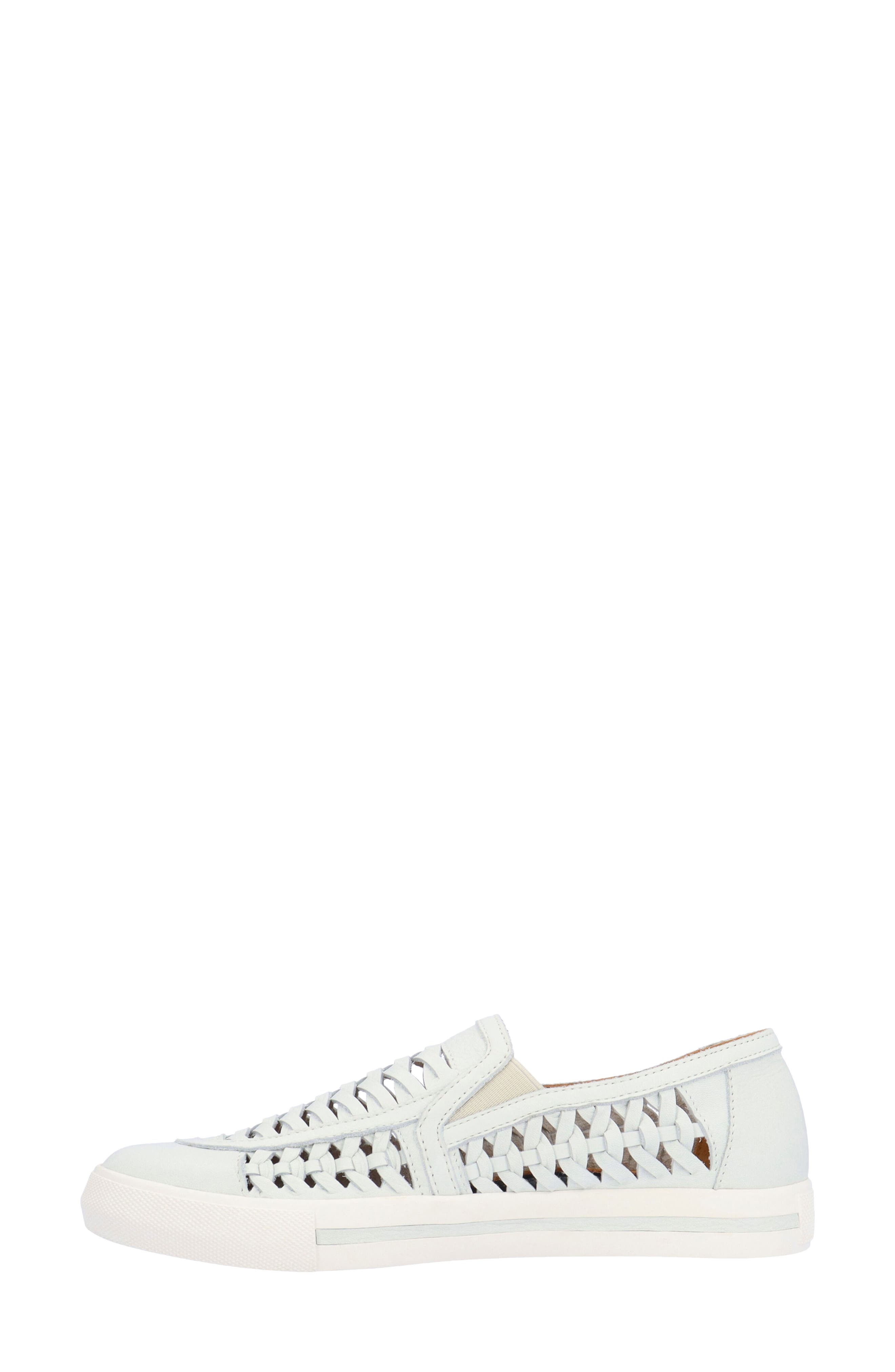 L
Amour des Pieds Karsha Woven Sneaker, Alternate, color, White