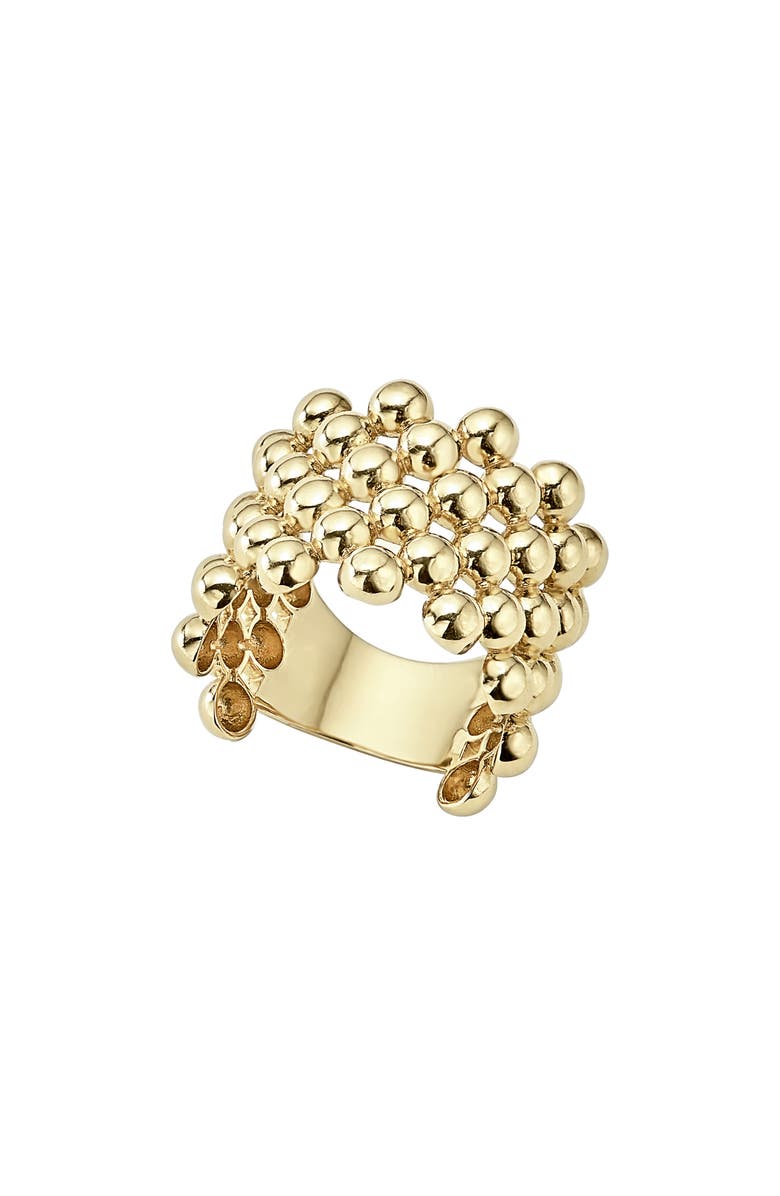 LAGOS Caviar Gold Wide Band Ring, Main, color, Gold