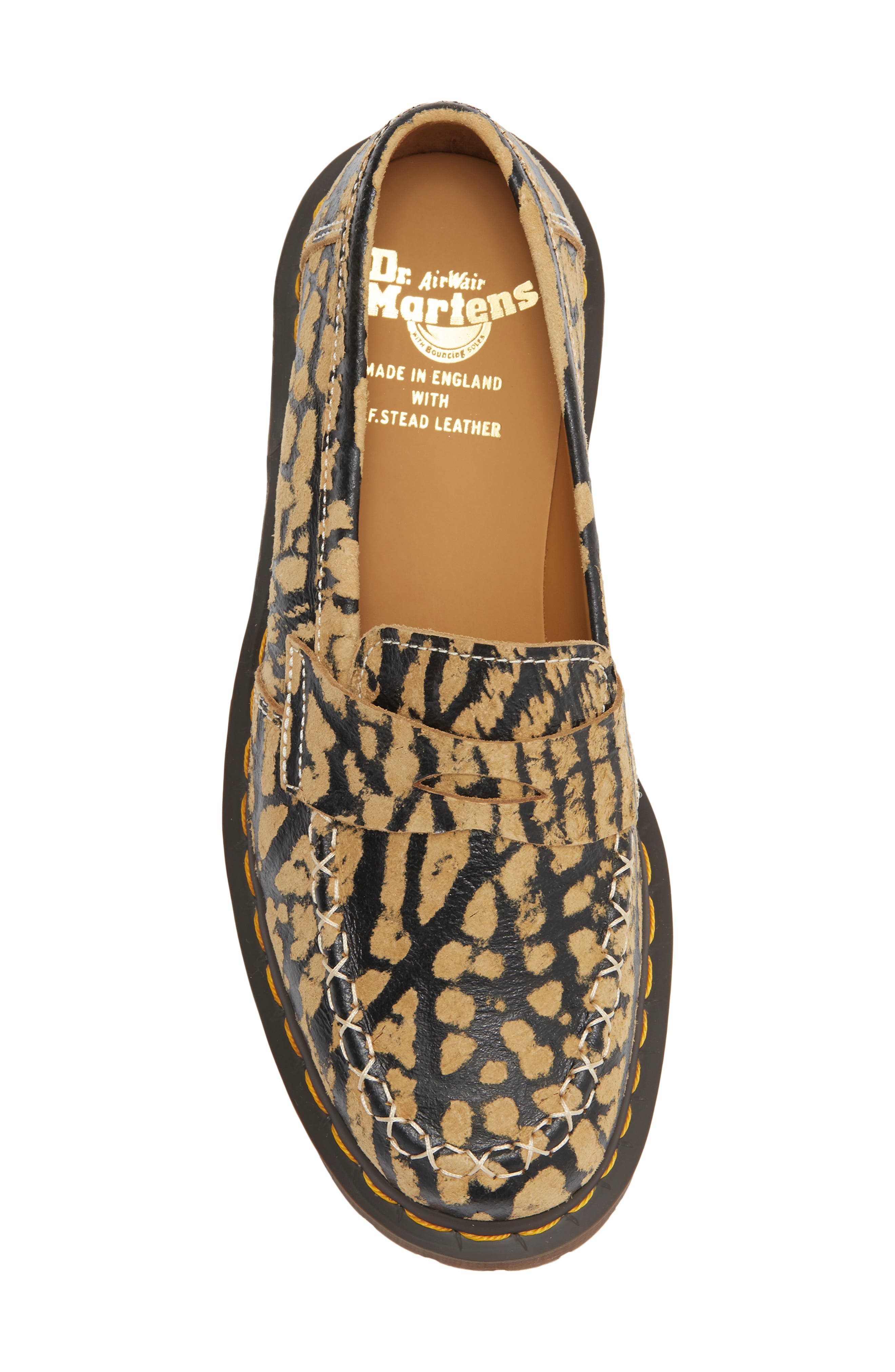 Dr. Martens Delapre Penny Loafer, Alternate, color, Teak And Black