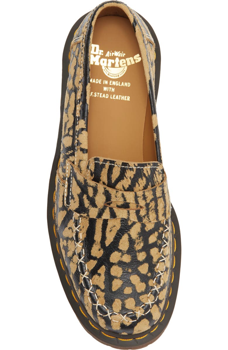 Dr. Martens Delapre Penny Loafer, Alternate, color, Teak And Black