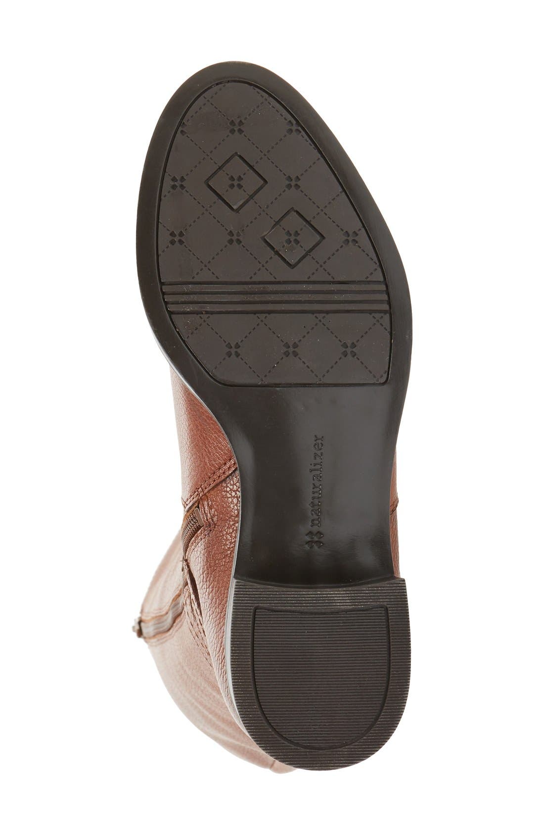 'Jelina' Riding Boot, Alternate, color, BROWN LEATHER