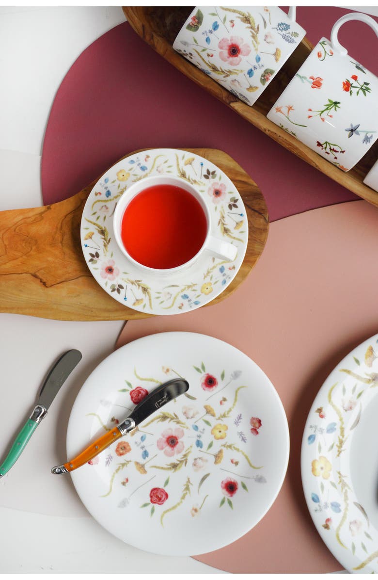 Twig New York Scandinavian Floral Set of Two Salad Plates, Alternate, color, Multi