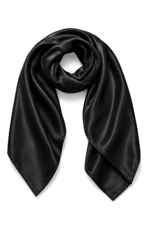 Pure Silk Classic Elegant Square Scarf