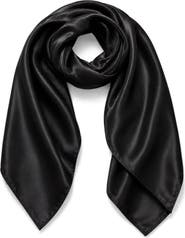 SILKSILKY Pure Silk Classic Elegant Square Scarf