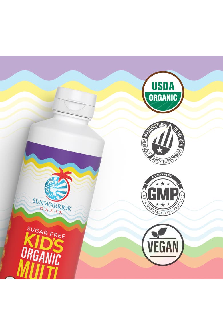Organic Liquid Kid's Multi + Omega's Very Berry 450 ml, Alternate, color, No Color