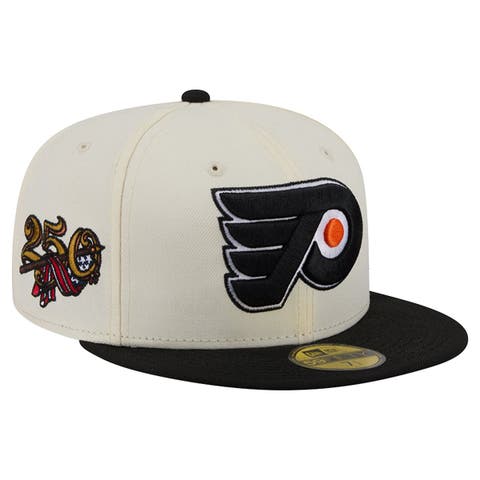 Men's New Era  Cream Philadelphia Flyers 250th Anniversary of the United States Two-Tone 59FIFTY Fitted Hat