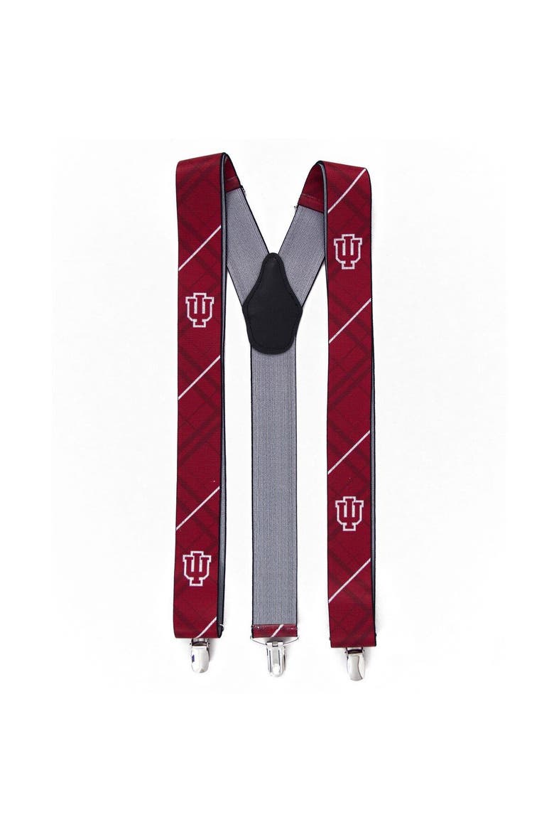 Men's Red Indiana Hoosiers Suspenders, Main, color, Red