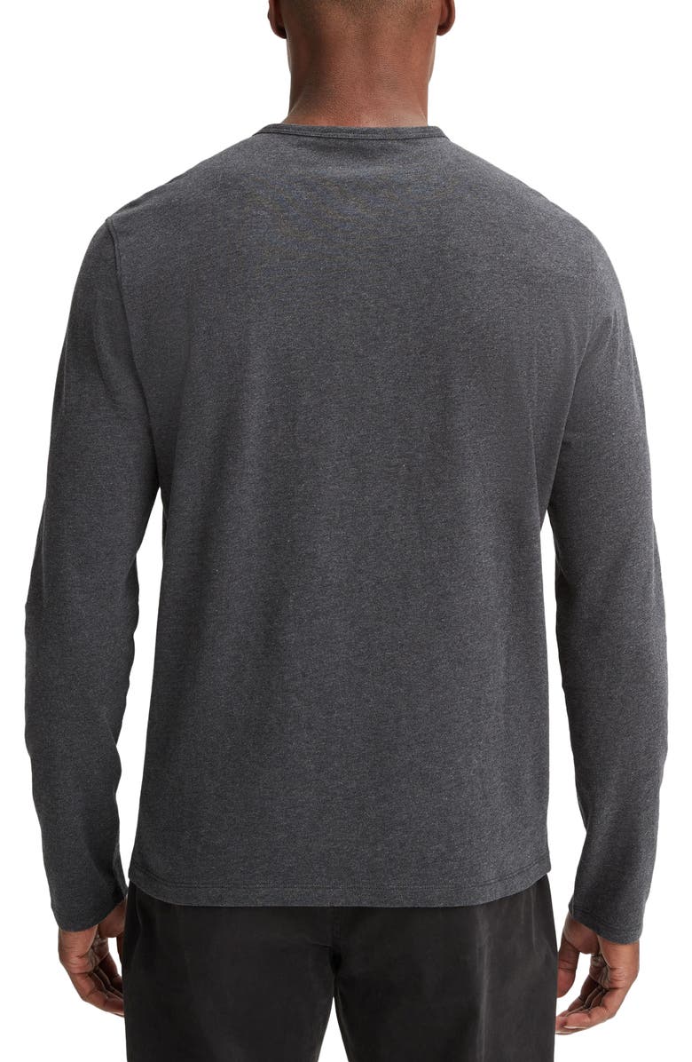 Vince Long Sleeve Sueded Jersey Henley, Alternate, color,