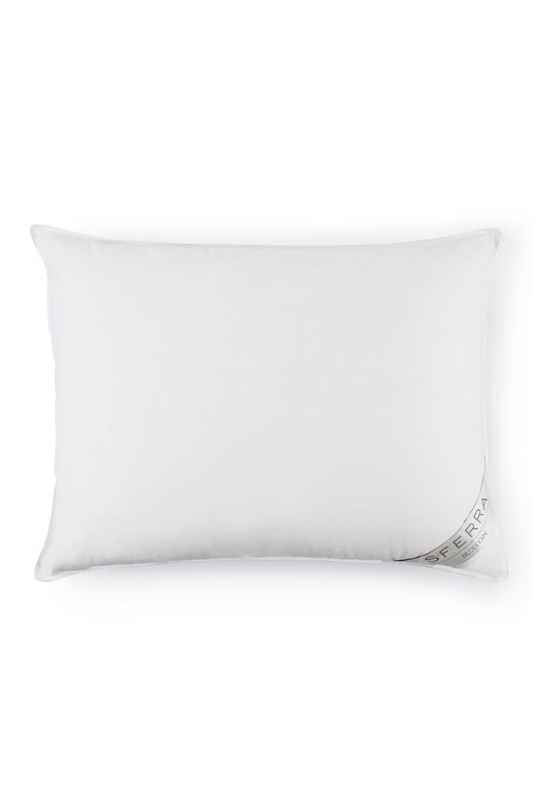Buxton King White Goose Down Pillow, Main, color, WHITE