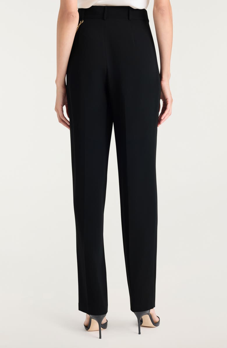 Cinq à Sept Alaina Chain Detail Pants, Alternate, color, Black