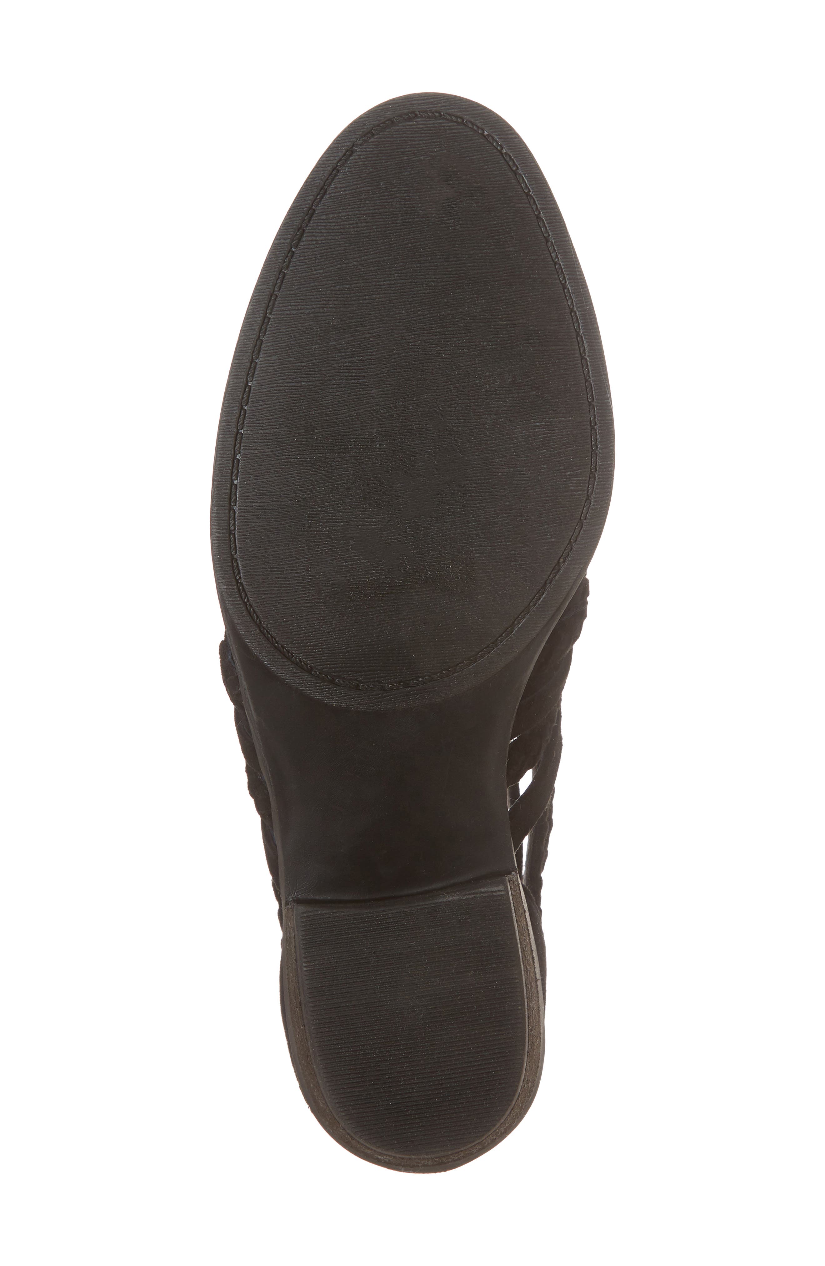 Liam Braided Bootie, Alternate, color, BLACK SUEDE