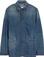 Maison Margiela Ripped & Repaired Chambray Jacket