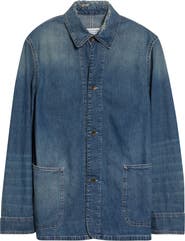 Maison Margiela Ripped & Repaired Chambray Jacket