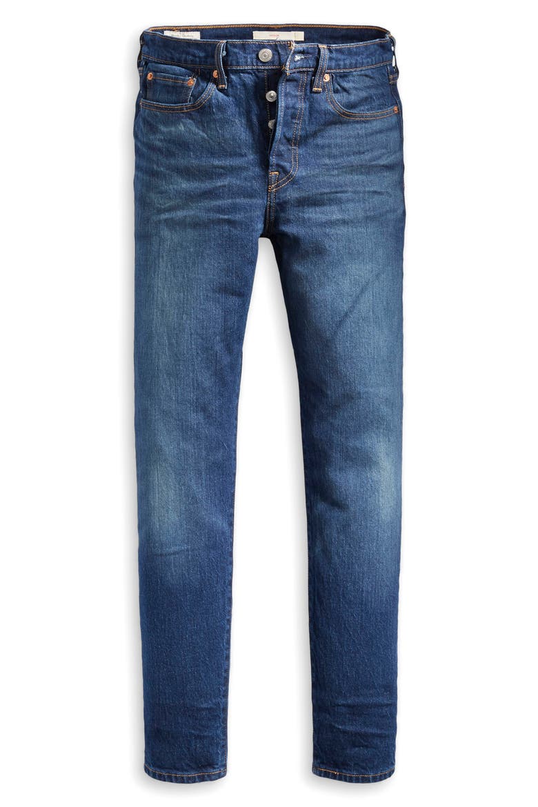 Levi's® Wedgie Icon Fit High Waist Crop Jeans, Alternate, color, AUTHENTIC FAVORITE
