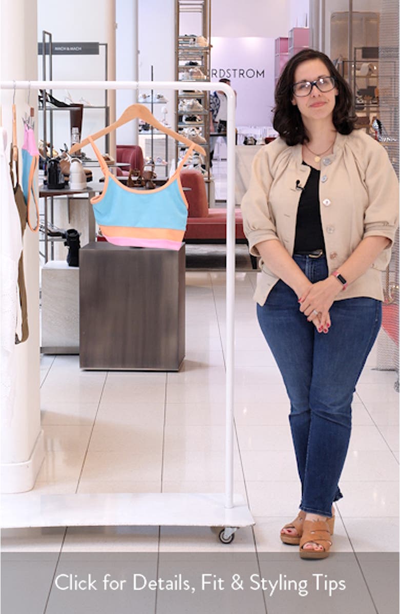 Eva Rib Colorblock Bikini Top, sales video thumbnail