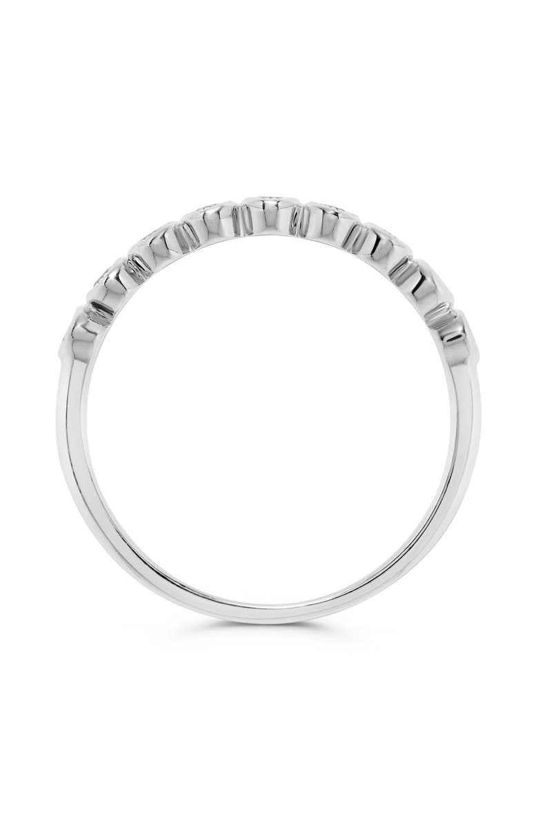 H.J. Namdar Bezel Diamond Stacking Ring - 0.24ct., Alternate, color, White Gold