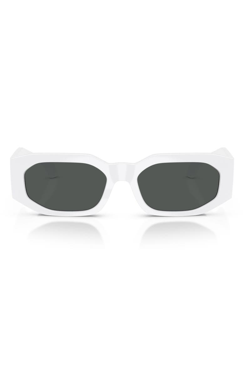 Versace 55mm Irregular Sunglasses, Main, color, 