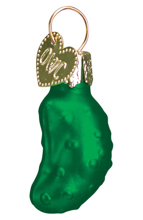 Miniature Gherkin Glass Ornament