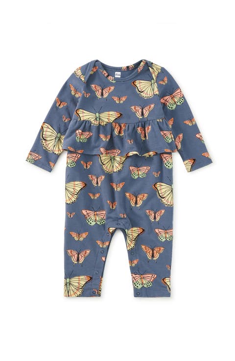 Pretty Peplum Baby Romper