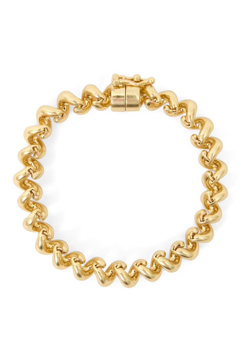 Le Tele Link Bracelet, Main, color, VINTAGE GOLD