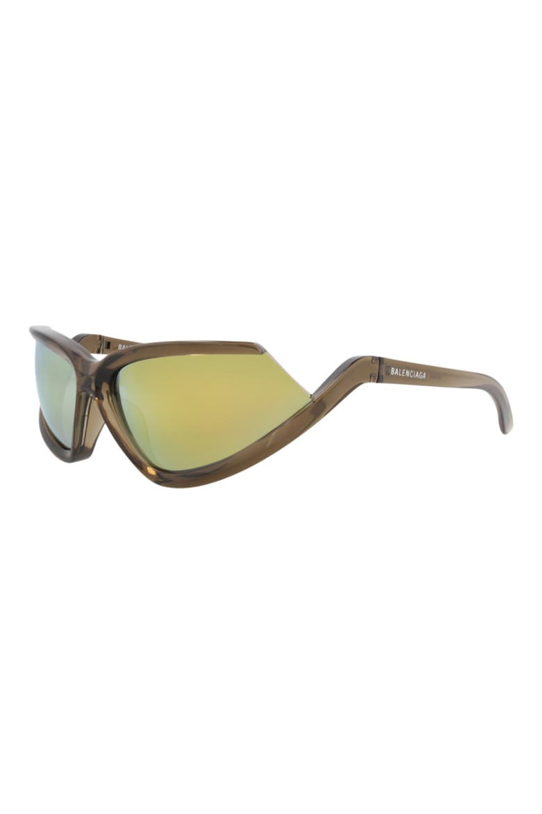 Gender Inclusive 50mm Cat Eye Sunglasses, Alternate, color, BROWN BROWN YELLOW