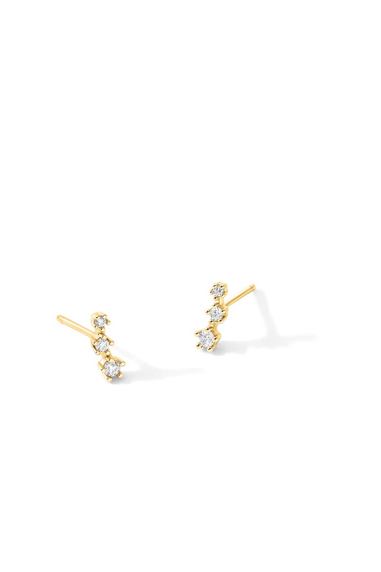 Sparkling Mini Climber Studs, Alternate, color, Gold