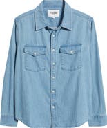Corridor Cotton Denim Button-Up Shirt