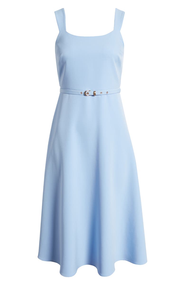 Anne Klein Belted A-Line Midi Dress, Alternate, color,