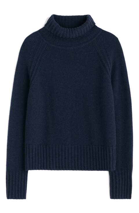 Basset Cove Merino Wool Blend Turtleneck Sweater