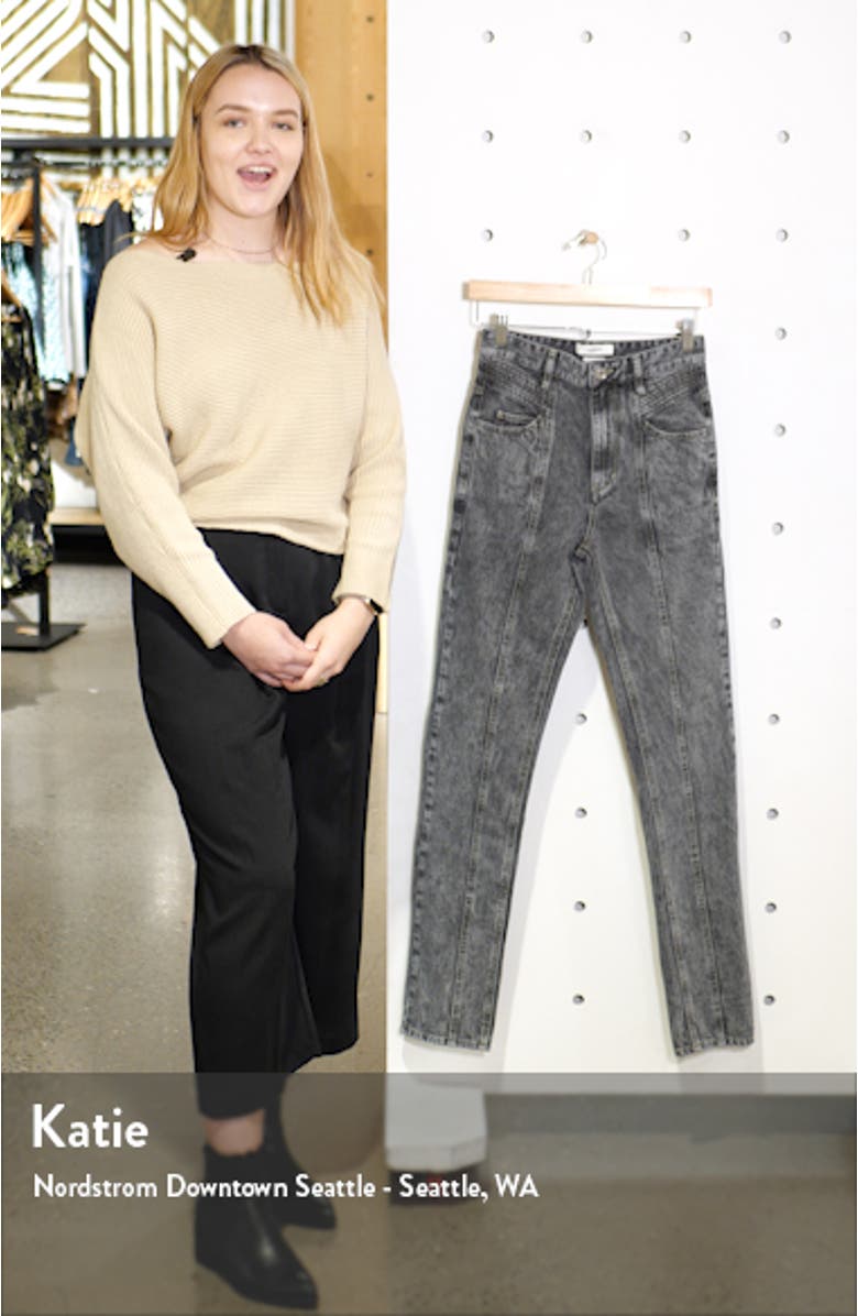 Hominy Acid Wash High Waist Jeans, sales video thumbnail