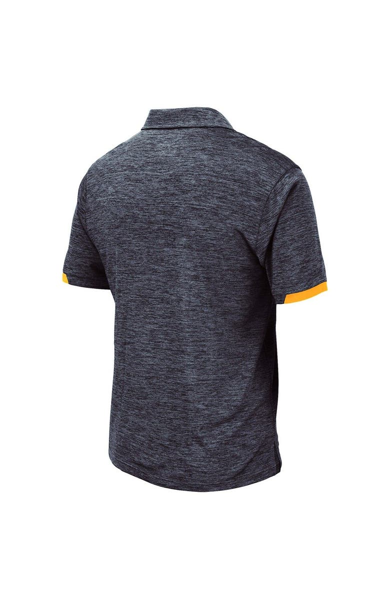 COLOSSEUM Men's Colosseum Navy West Virginia Mountaineers Nelson Polo, Alternate, color,