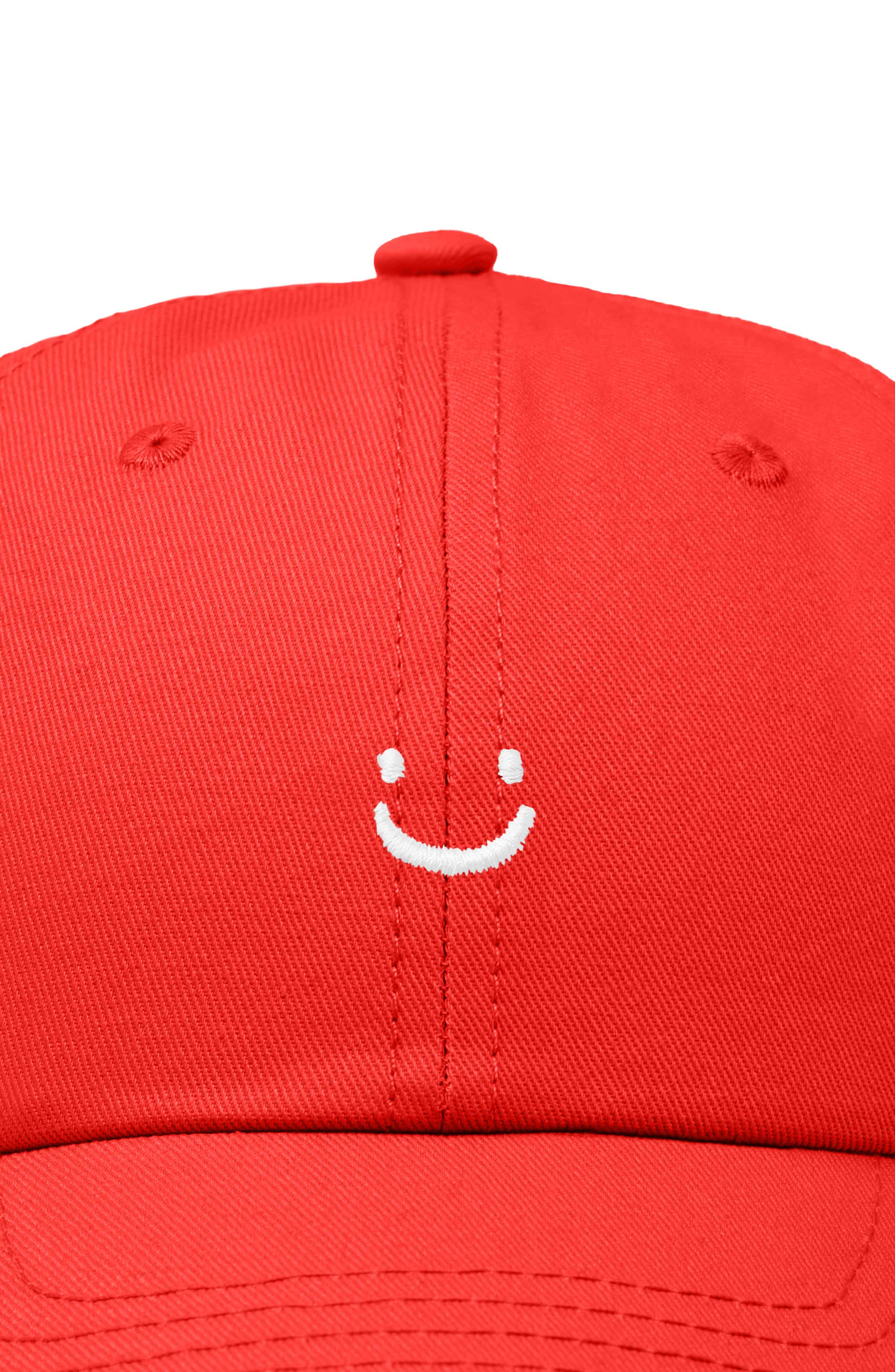 Dalix Lil Smile Embroidered Casual Hat (Women) | Nordstrom