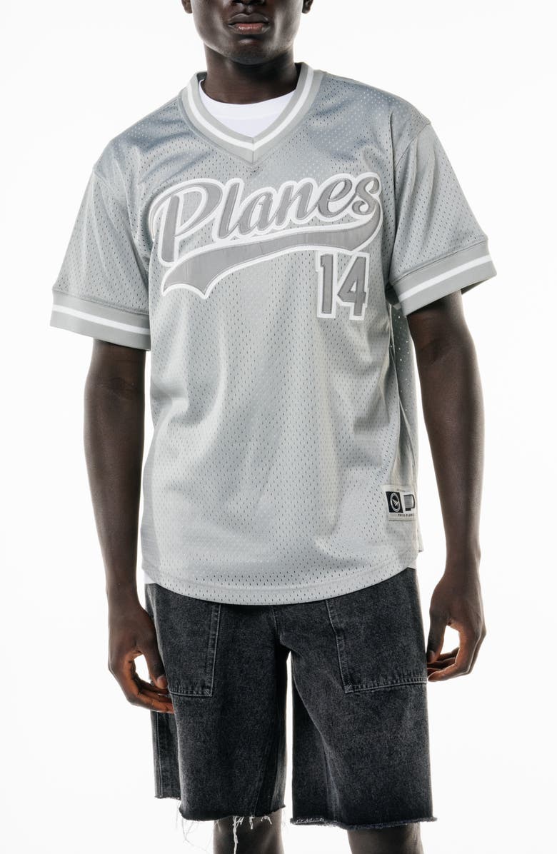 PAPER PLANES Baseball Practice Jersey, Main, color, Grey