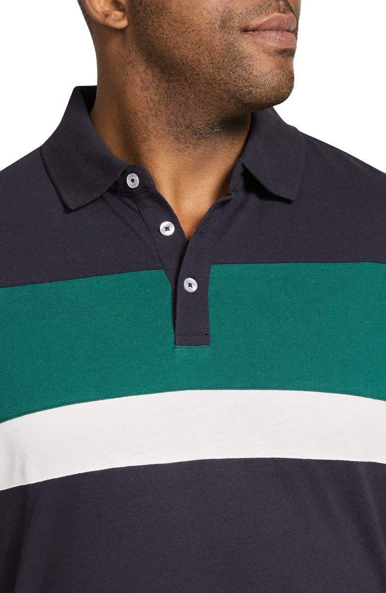 Johnny Bigg Wilson Stripe Cotton Piqué Polo, Alternate, color,