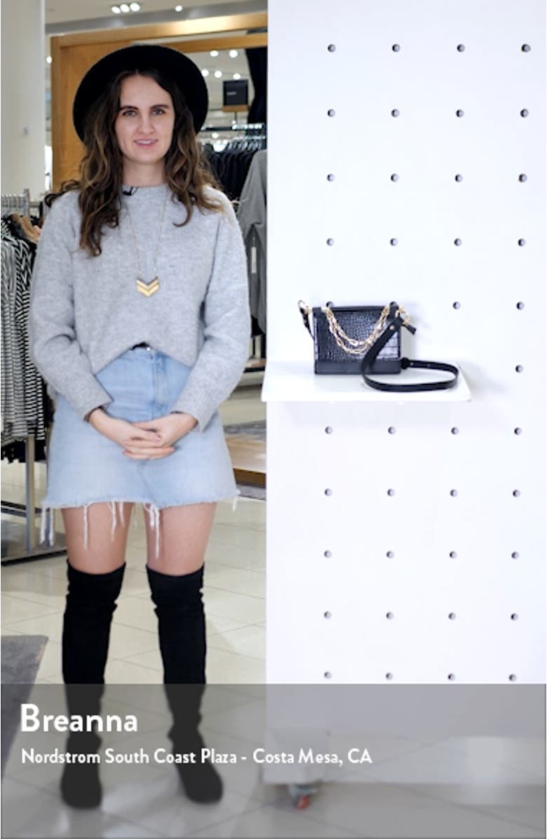 Tropic Chain Faux Leather Shoulder Bag, sales video thumbnail