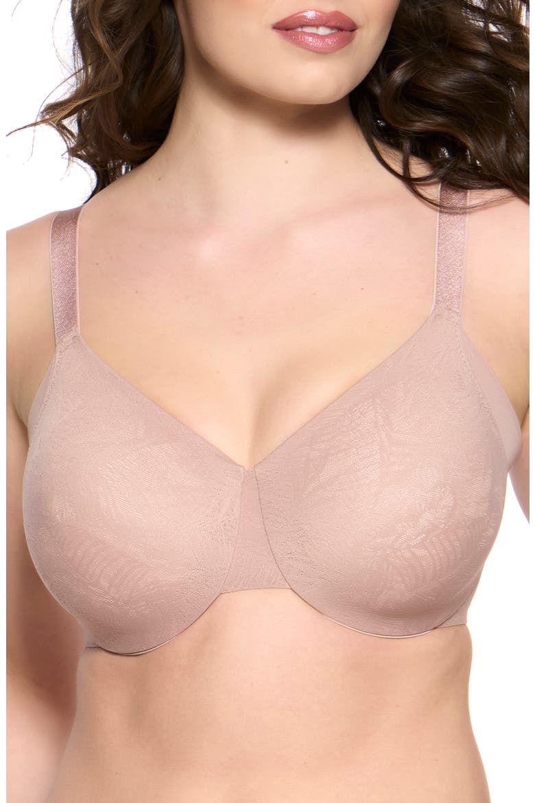 Jessamine Underwire Minimizer Bra, Main, color, ROSE TAN