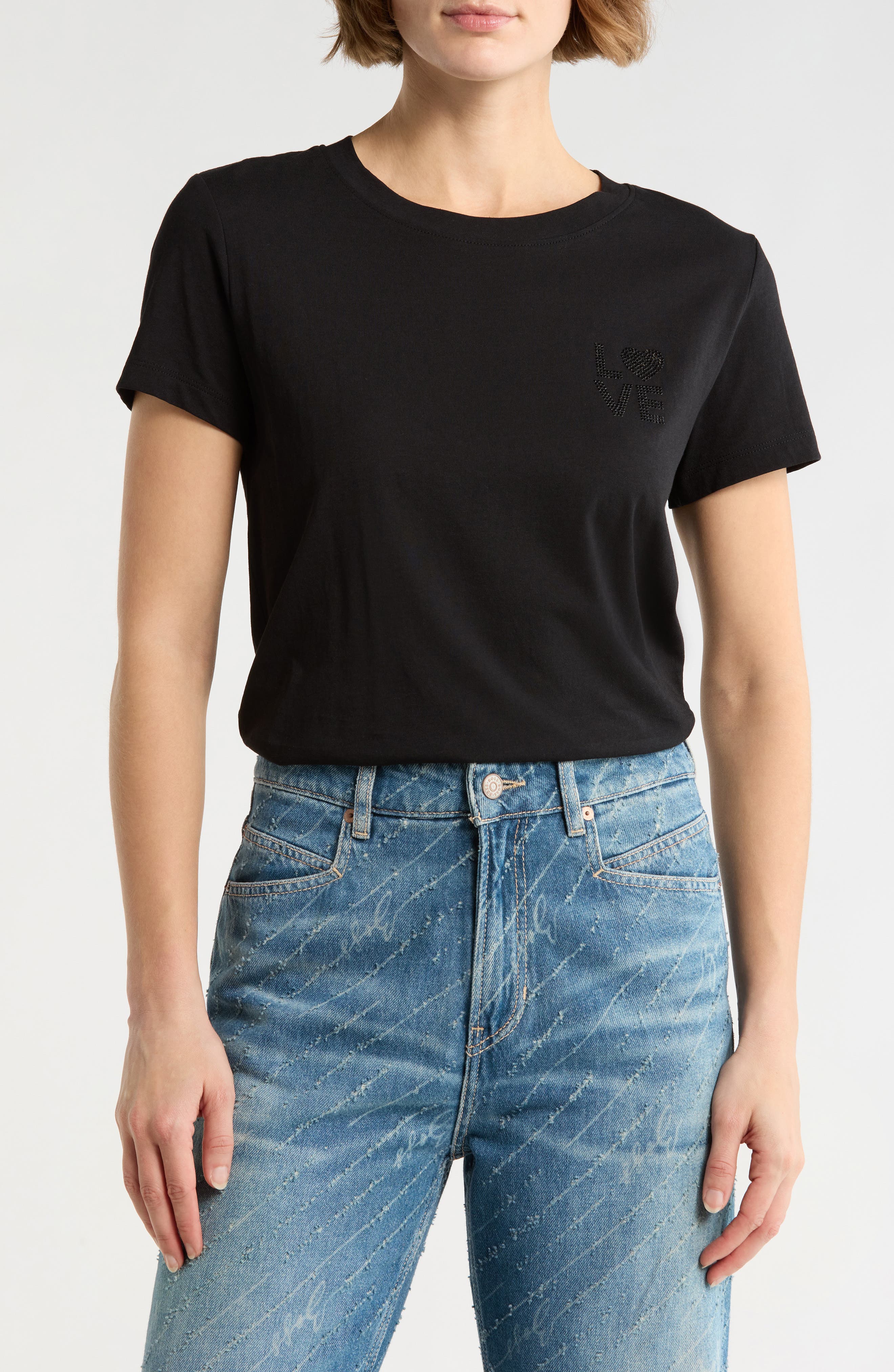 BOSS Orange Crystal Cotton T-Shirt