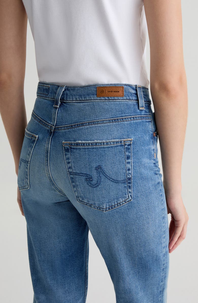AG Brinley Mid Rise Straight Leg Jeans, Alternate, color, 16 Years Soaring