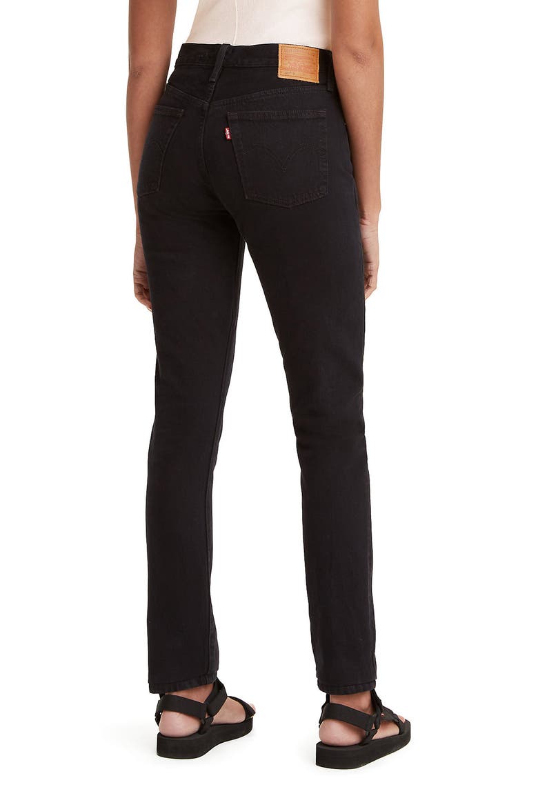 Levi's® 501® Skinny Jeans, Alternate, color, BLACK LICORICE