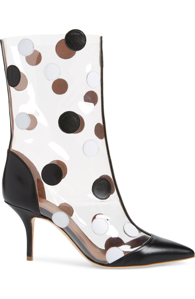 Malone Souliers x Emanuel Ungaro Katoucha Polka Dot Bootie, Alternate, color,