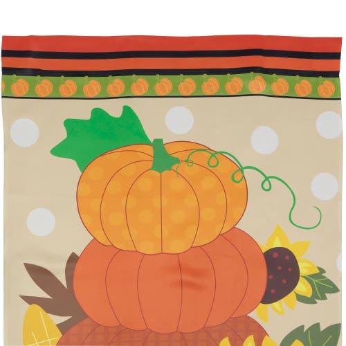 Northlight Pumpkins And Sunflowers Autumn Harvest House Flag 28" X 40" In Multi