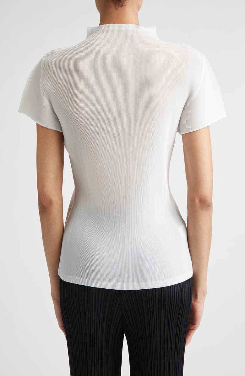 Pleats Please Issey Miyake Mist Basics Funnel Neck Top | Nordstrom