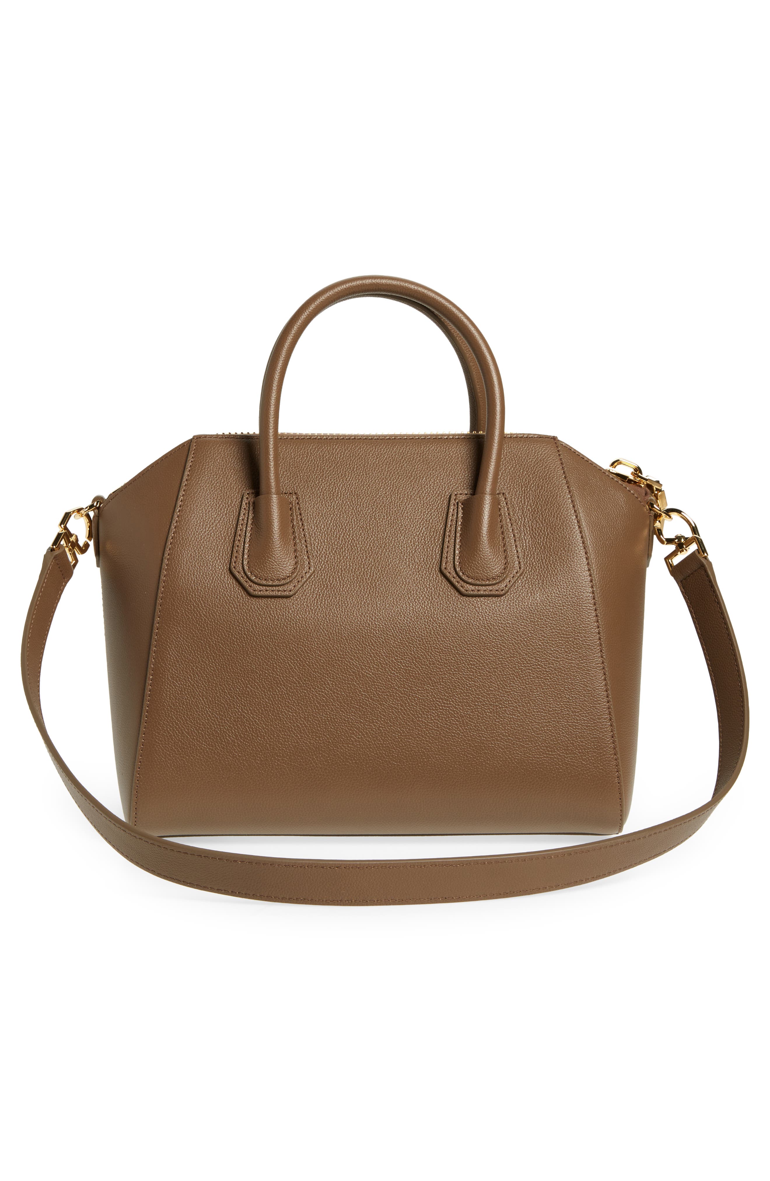 Givenchy Small Antigona Leather Satchel, Alternate, color, 