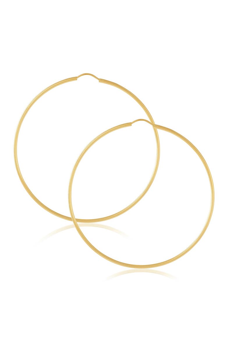 Endless Hoop Earrings, Main, color, YELLOW